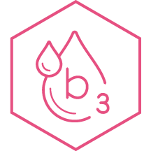 Ilustraci&oacute;n de vitamina B3.